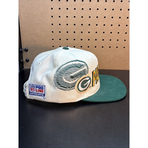 90s Green Bay Packers Sports Specialties Shadow Laser Snapback NFL Hat cap rare - Picture 3 of 10